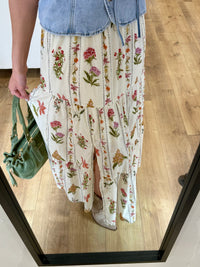 Jupe longue motifs - Lila