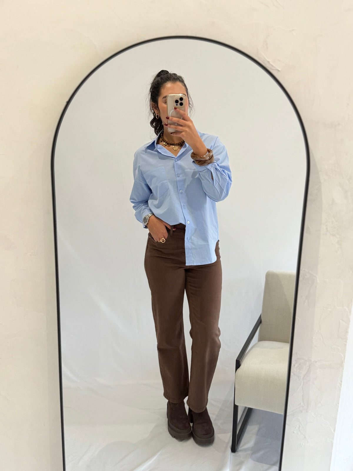 Chemise bleu - Oscar