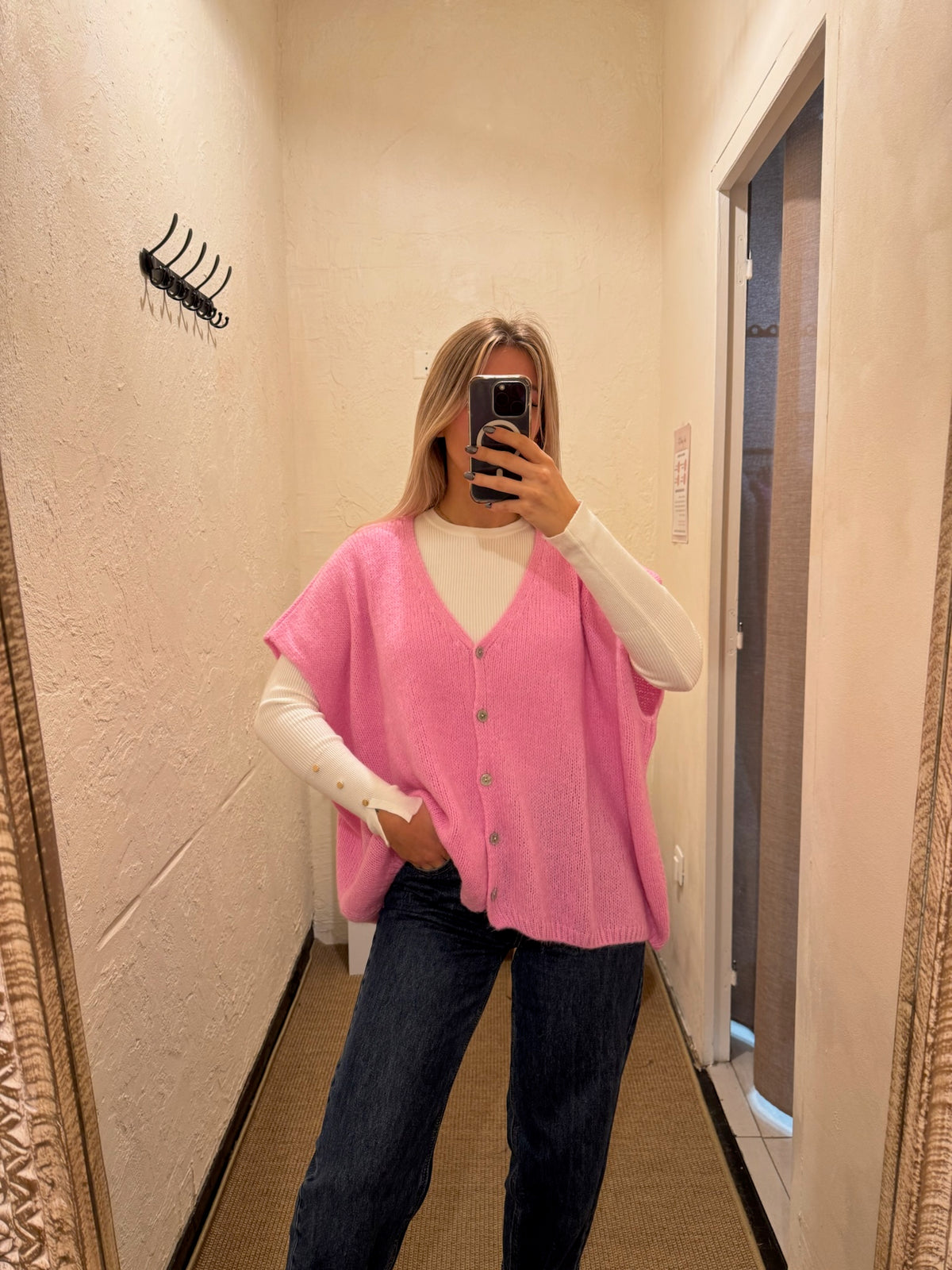 Gilet rose baby - josepa