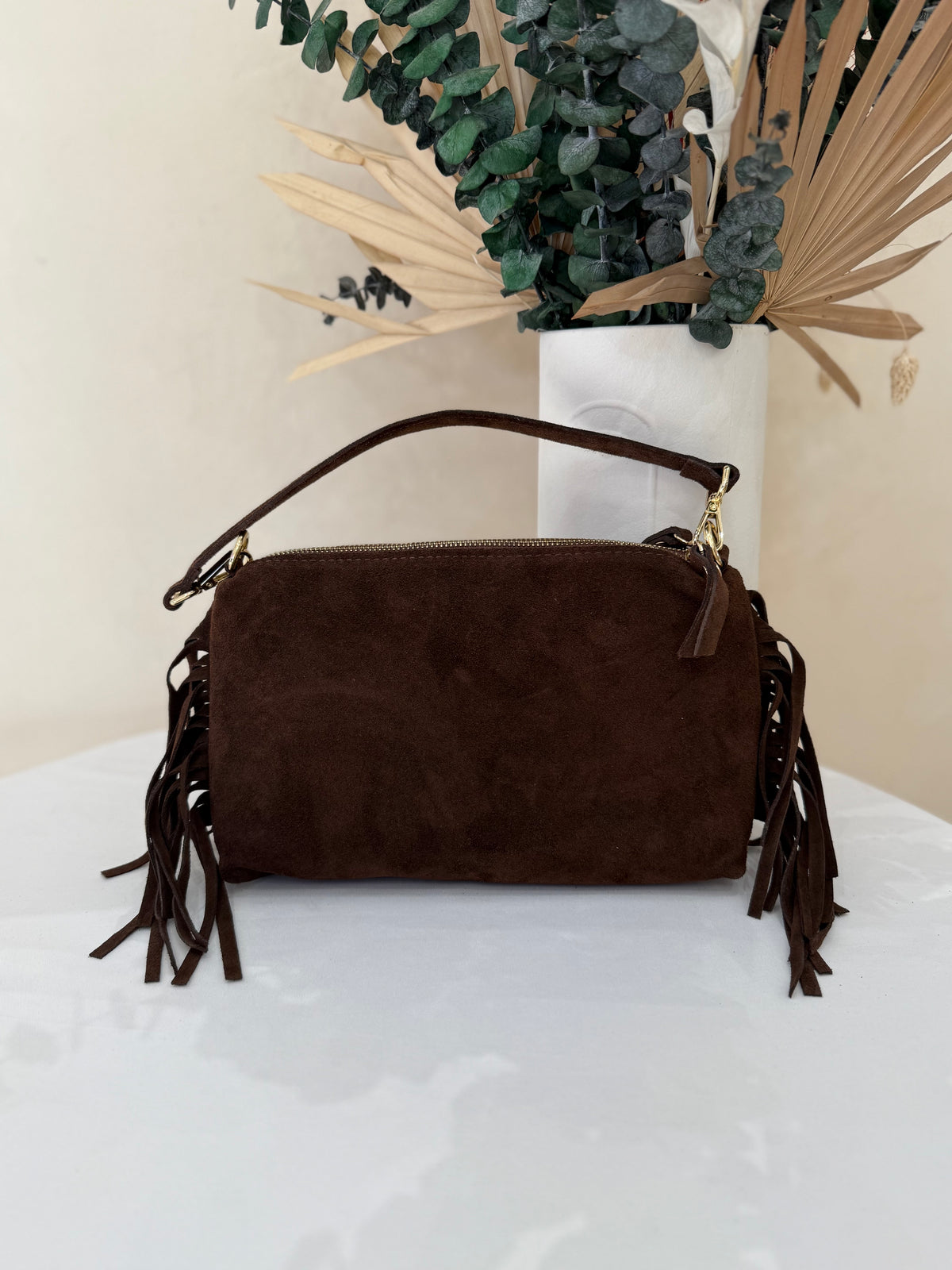 Sac en cuir marron - Aude