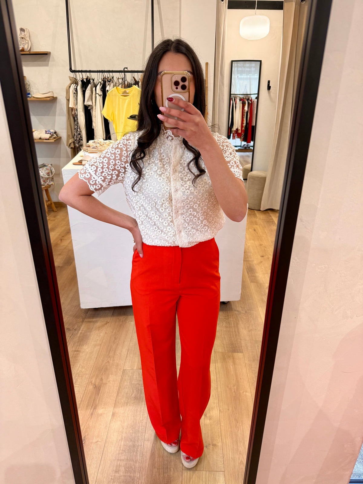 Pantalon orange - Nora