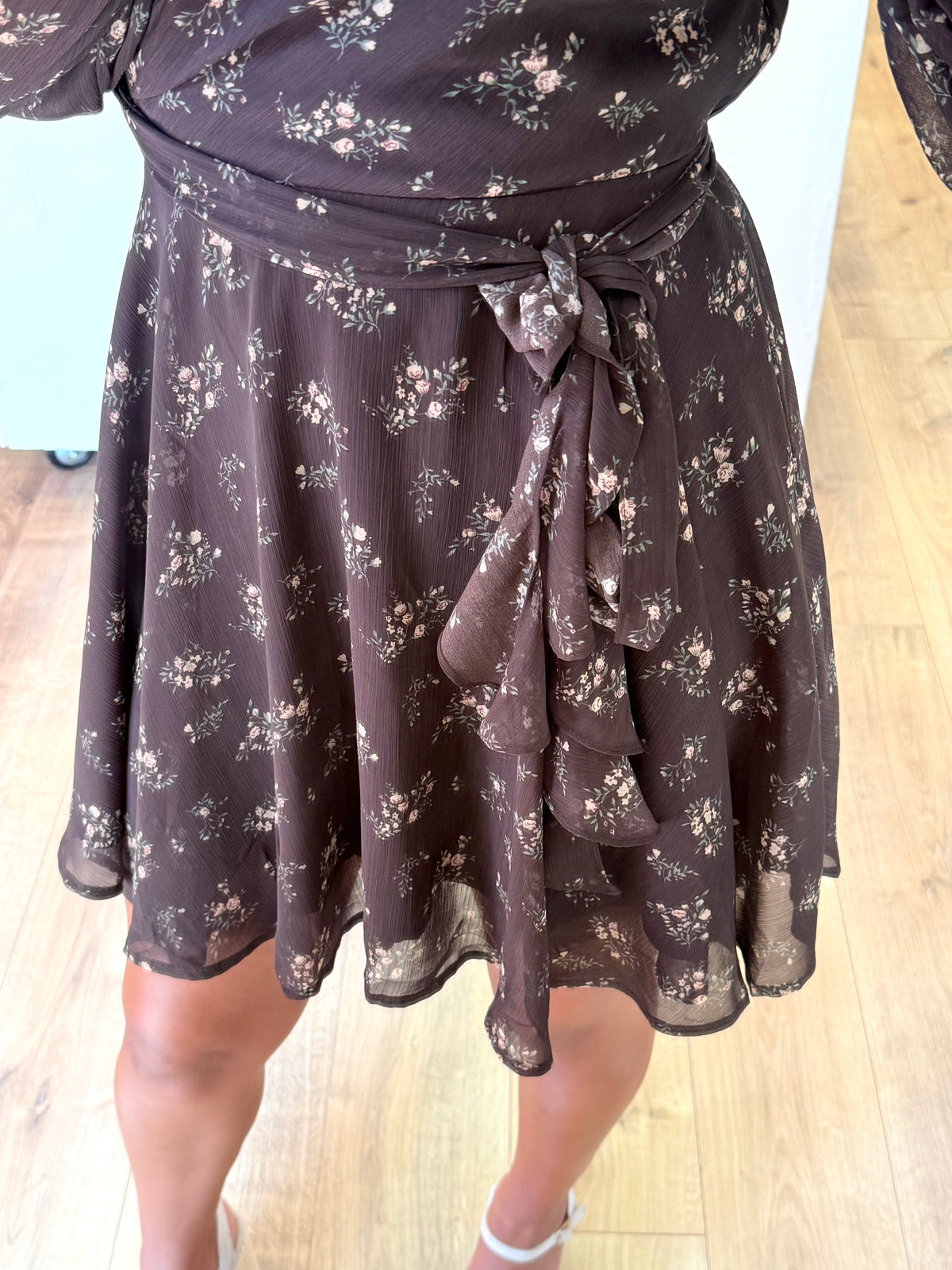Robe motifs choco - jade