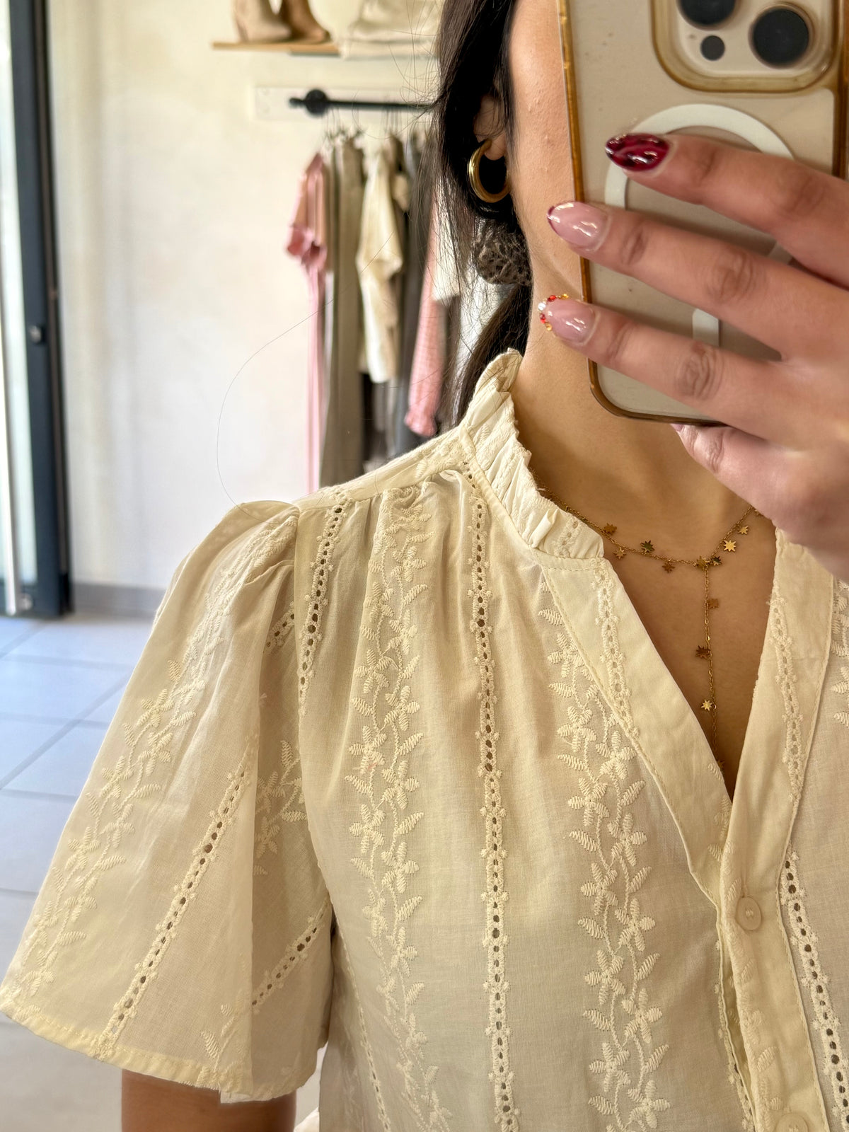 Blouse beige-sacha