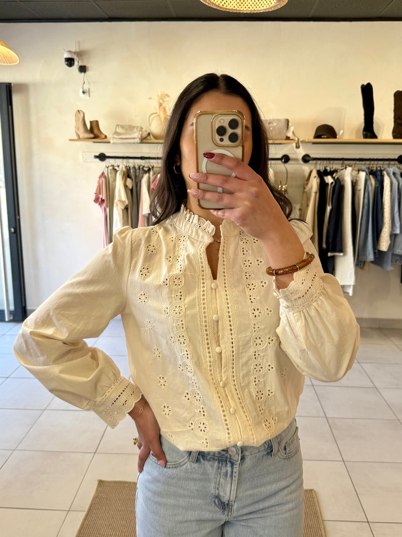 Blouse beige - Noah