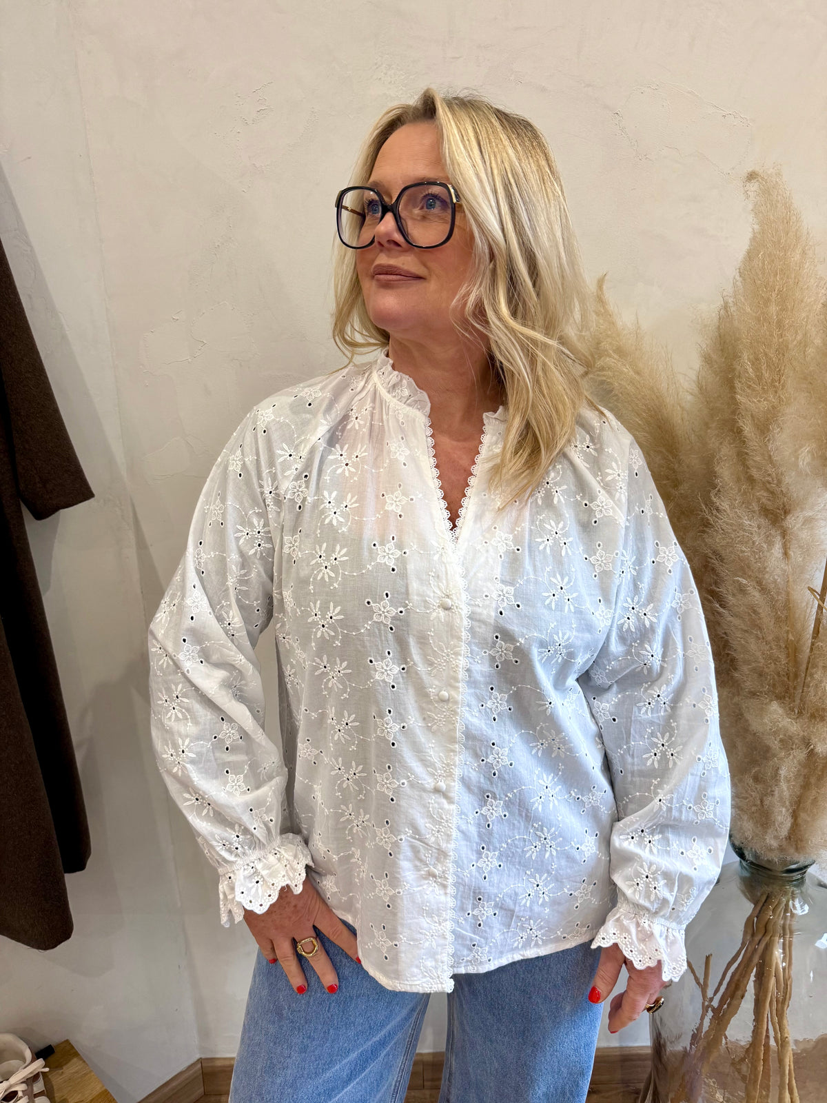 Blouse broderie blanc - GT