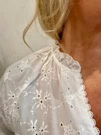 Blouse broderie blanc - GT