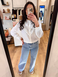 Blouse broderie blanc - Livia