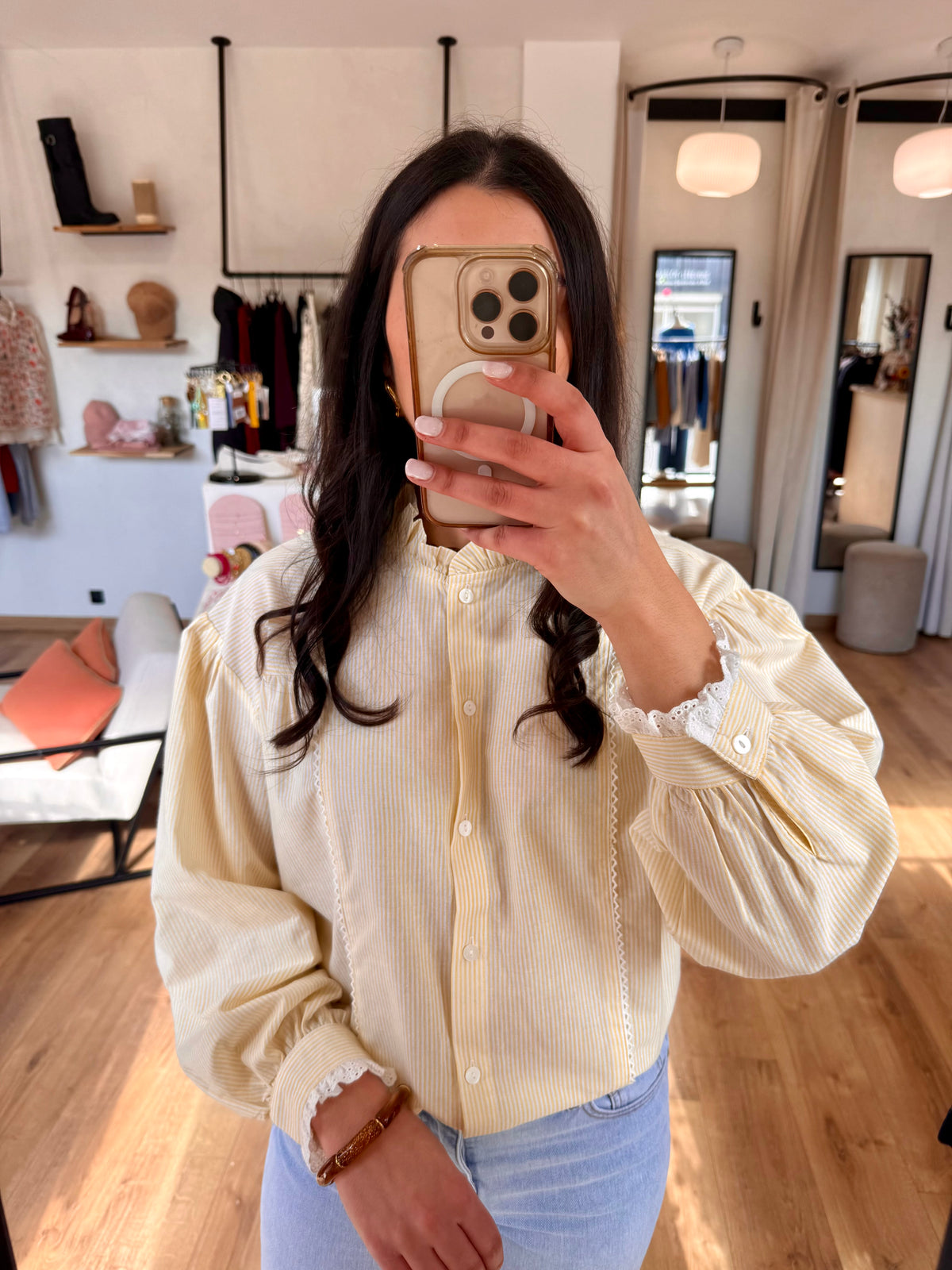 Blouse jaune - Elise