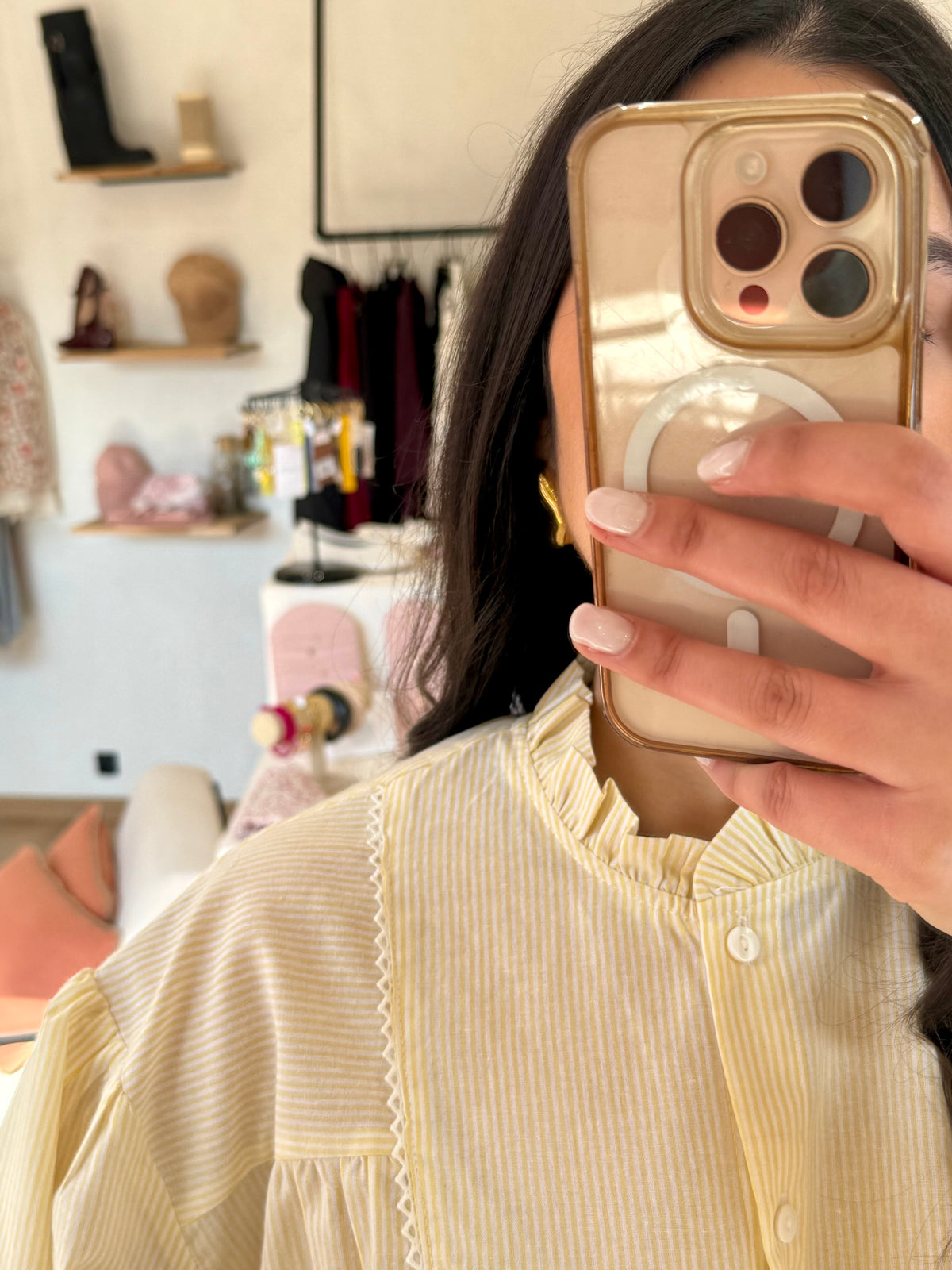 Blouse jaune - Elise