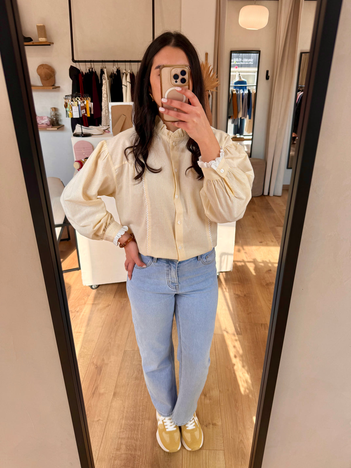 Blouse jaune - Elise