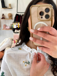 Blouse motifs fleurie - Camélia