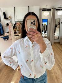 Blouse motifs fleurie - Hugo