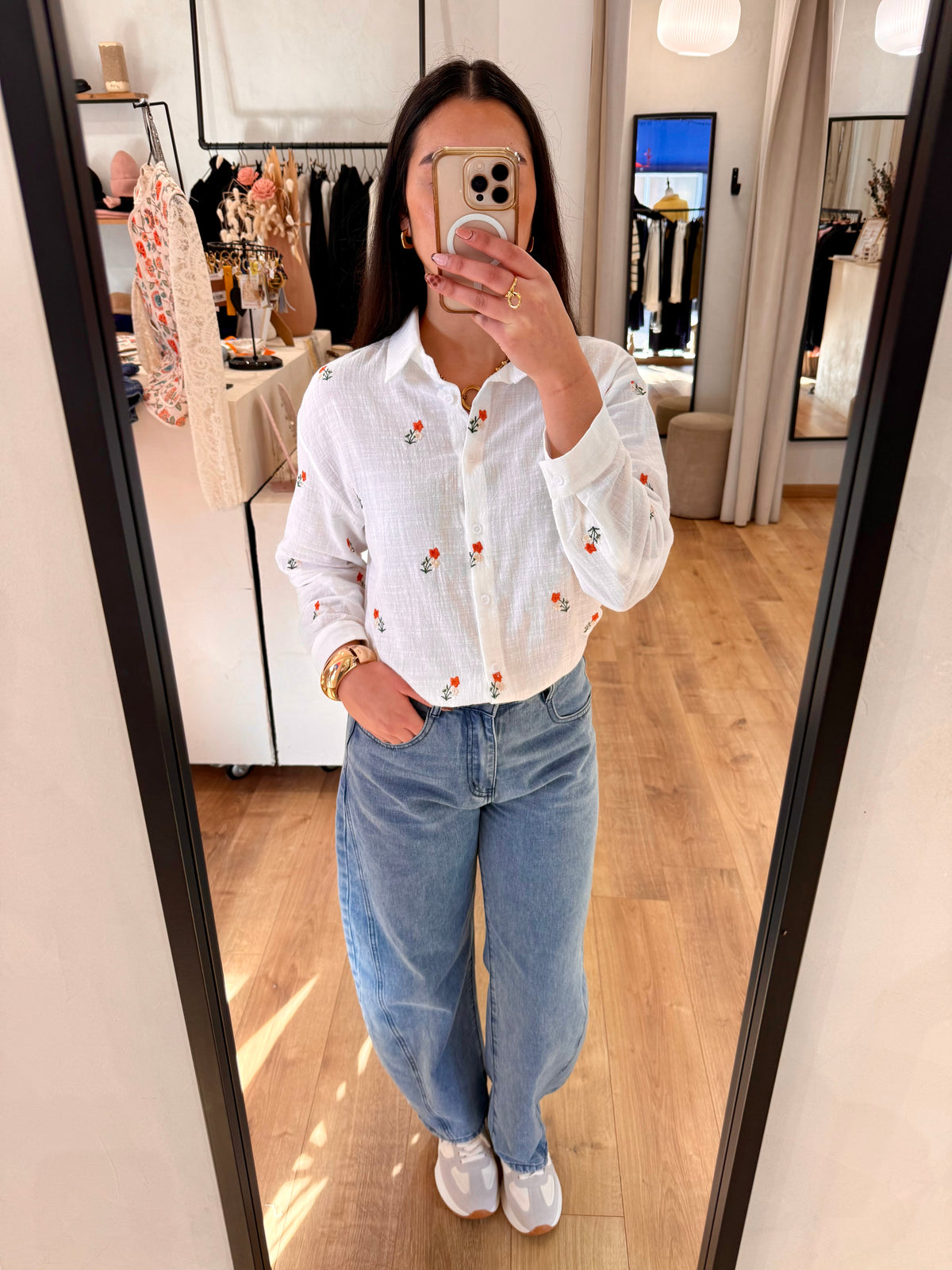 Blouse motifs fleurie - Hugo