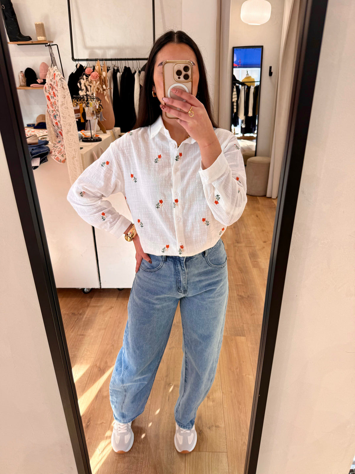 Blouse motifs fleurie - Hugo