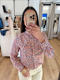 Blouse motifs fleurie - Juliane