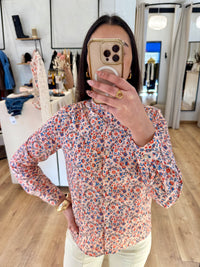 Blouse motifs fleurie - Juliane