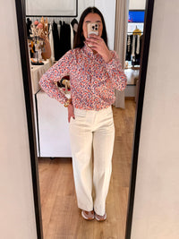 Blouse motifs fleurie - Juliane