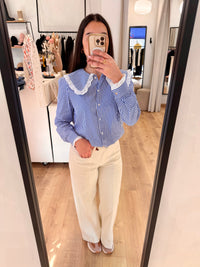 Blouse rayure bleu - Ingrid