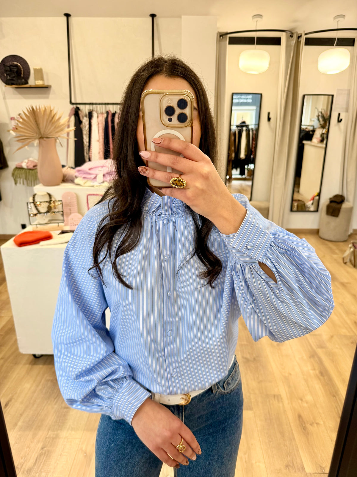 Blouse rayure bleu - Oscar