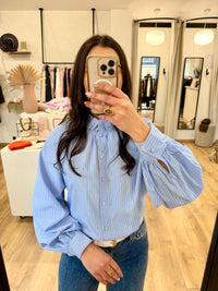 Blouse rayure bleu - Oscar