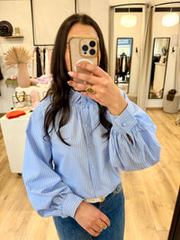 Blouse rayure bleu - Oscar