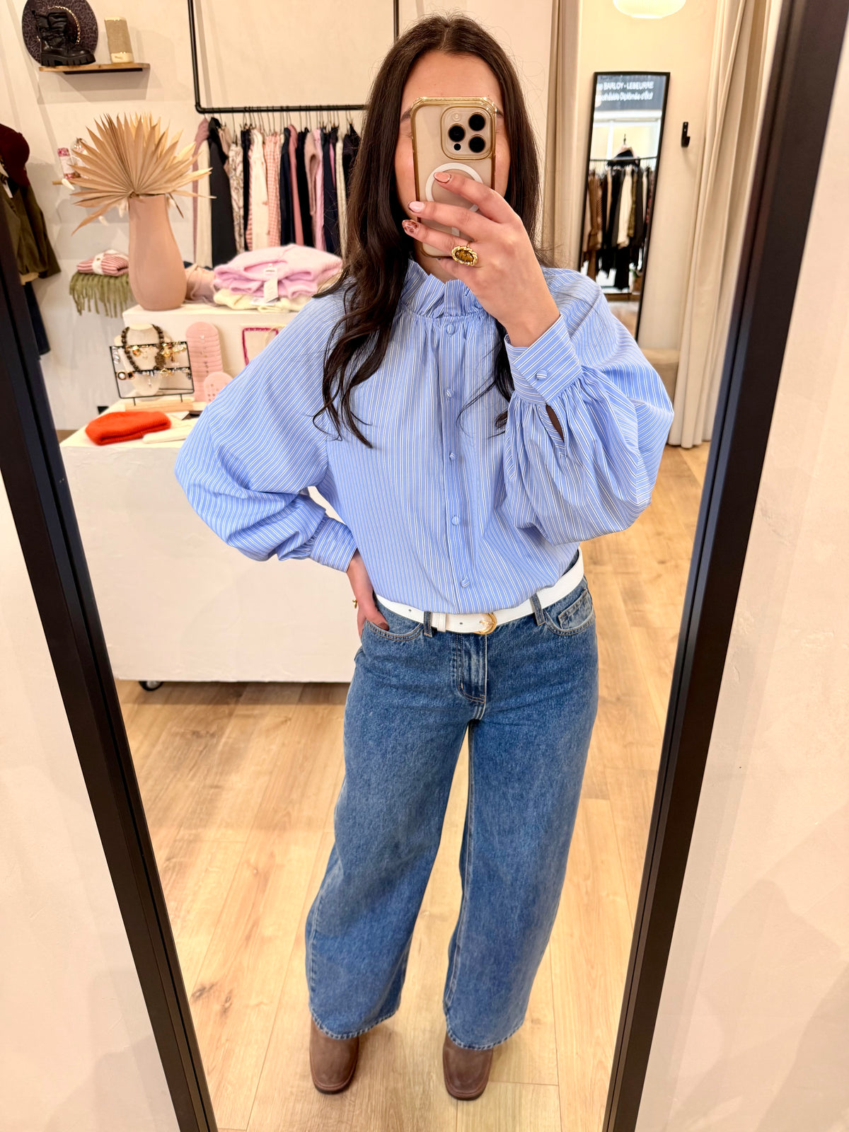 Blouse rayure bleu - Oscar