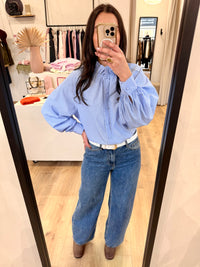 Blouse rayure bleu - Oscar