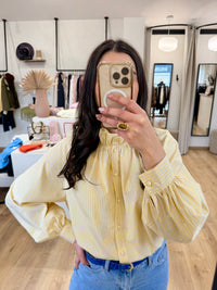 Blouse rayure jaune - Oscar