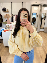 Blouse rayure jaune - Oscar