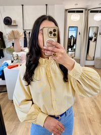 Blouse rayure jaune - Oscar