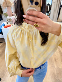 Blouse rayure jaune - Oscar