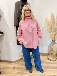 Blouse rayure rouge GT - Aurélia