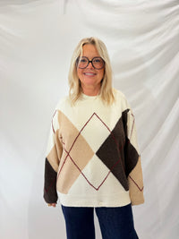 Pull losange Camel GT - Lou