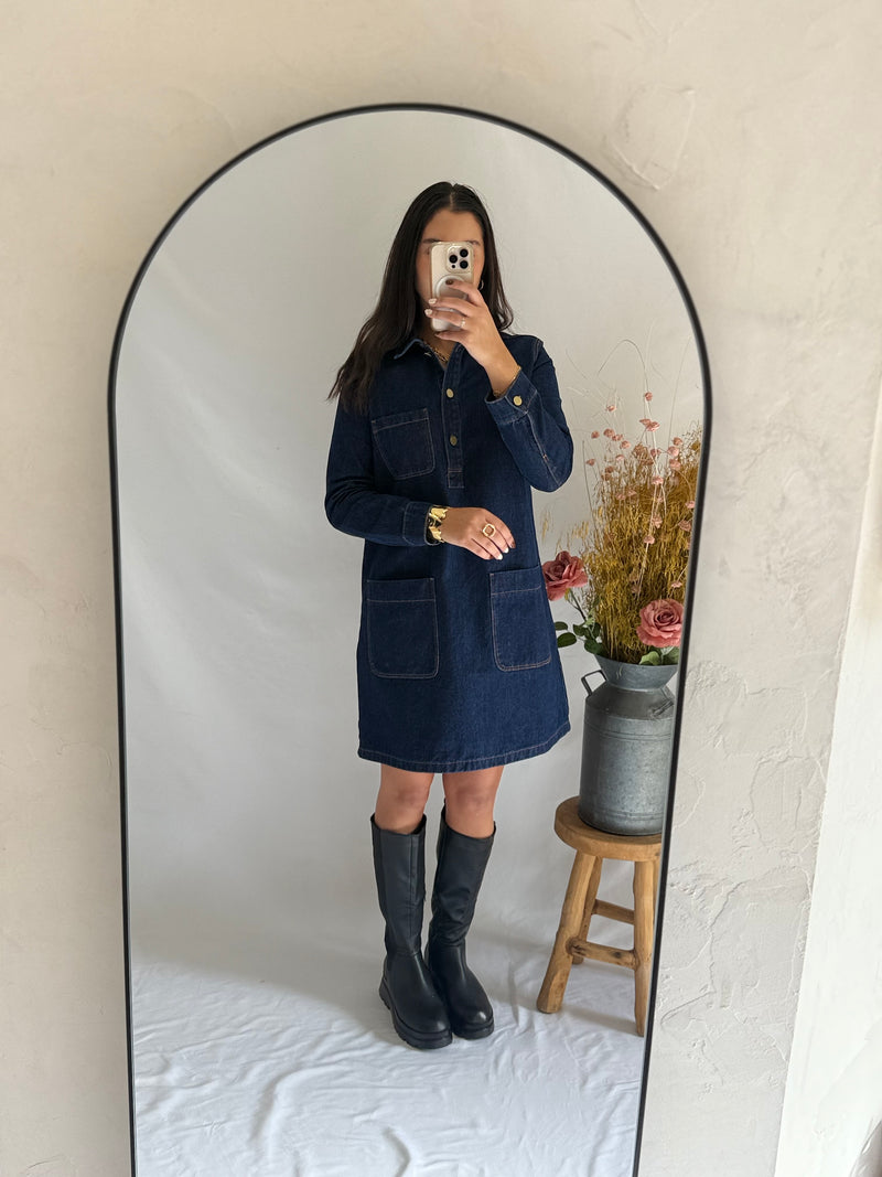 Robe jean brut - Rebecca