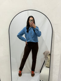 Jean mom fit choco - Lea