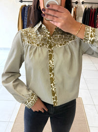 Blouse kaki - Olivia