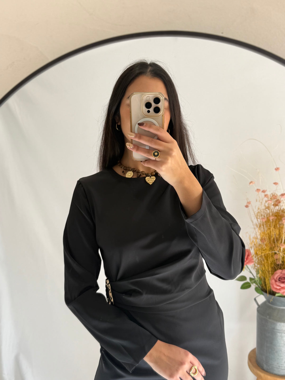 Robe long noir - Romy