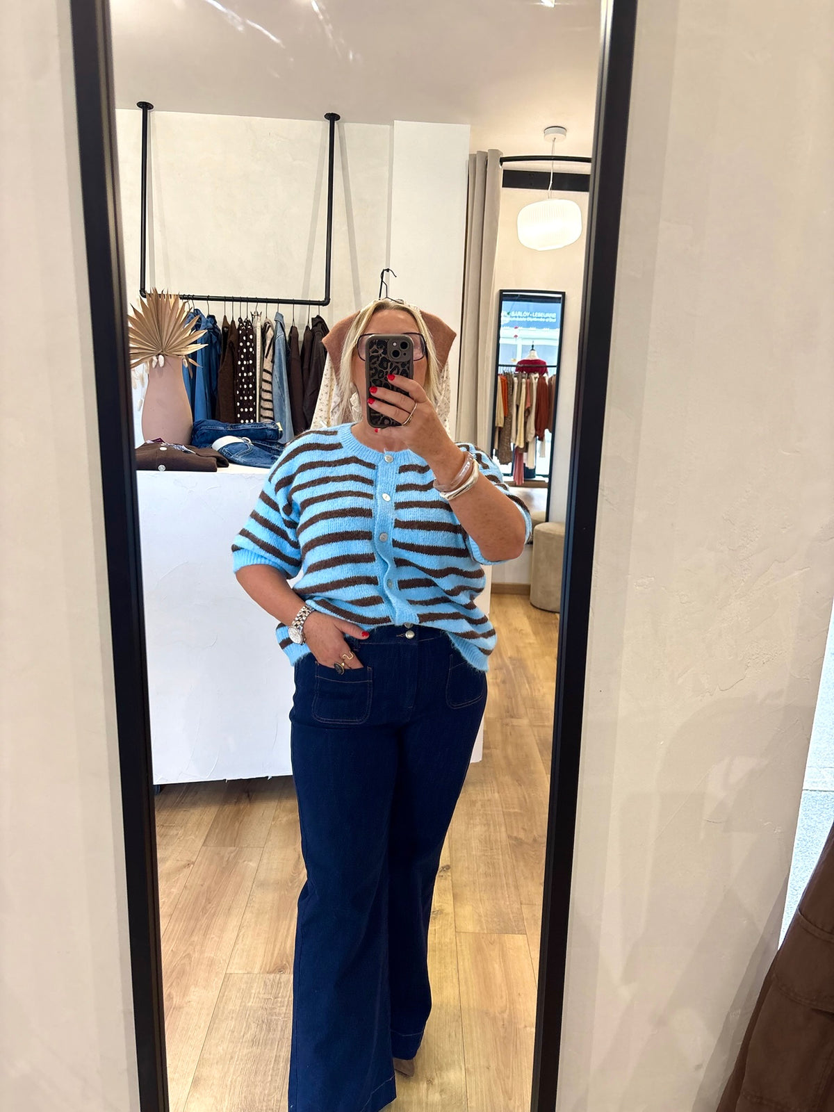 Gilet marine bleu GT - Lia