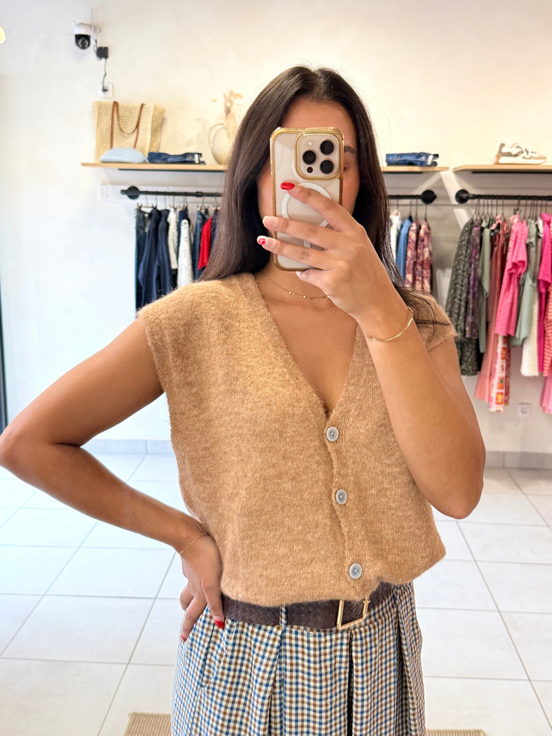 Gilet Camel - Alma