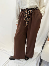 Pantalon fluide choco GT - Tania