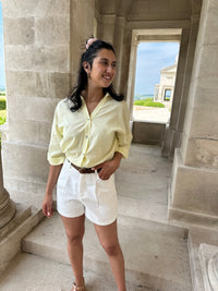 Chemise lin jaune - Tom