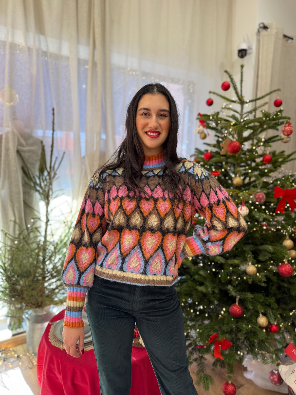 Pull motifs fushia - Hillis