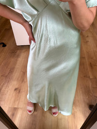Robe longue vert d’eau - Mila