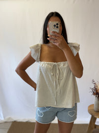 Top lin beige - Alison