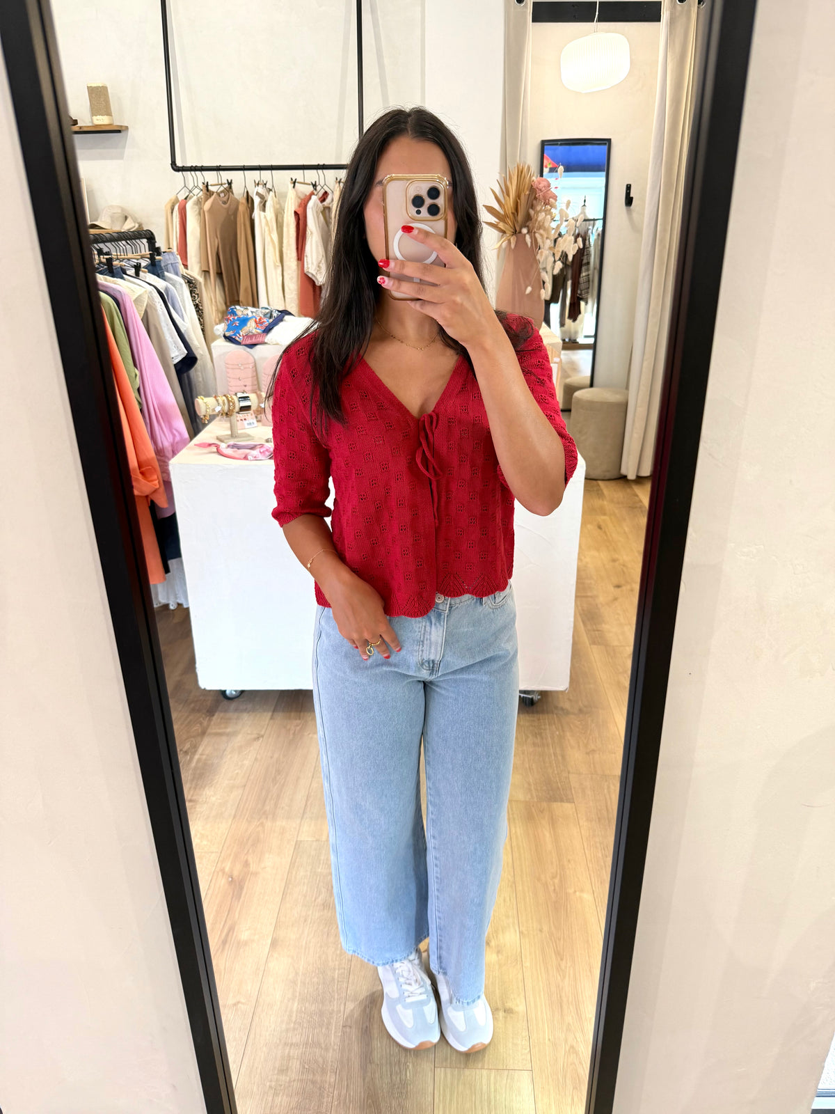 Haut rouge - marina