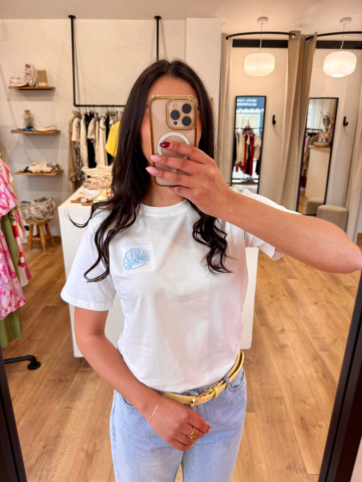 Tee shirt blanc - Coquillage