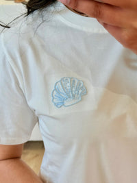 Tee shirt blanc - Coquillage