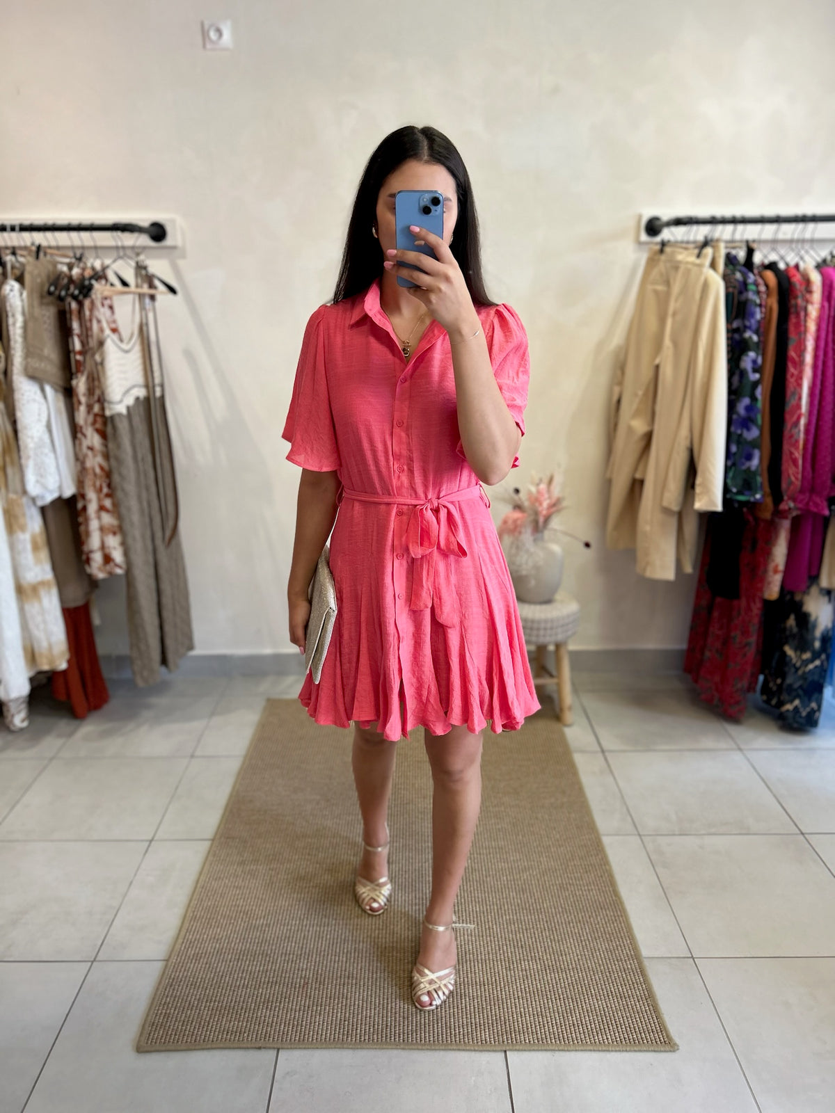 Robe Courte Corail - Orio