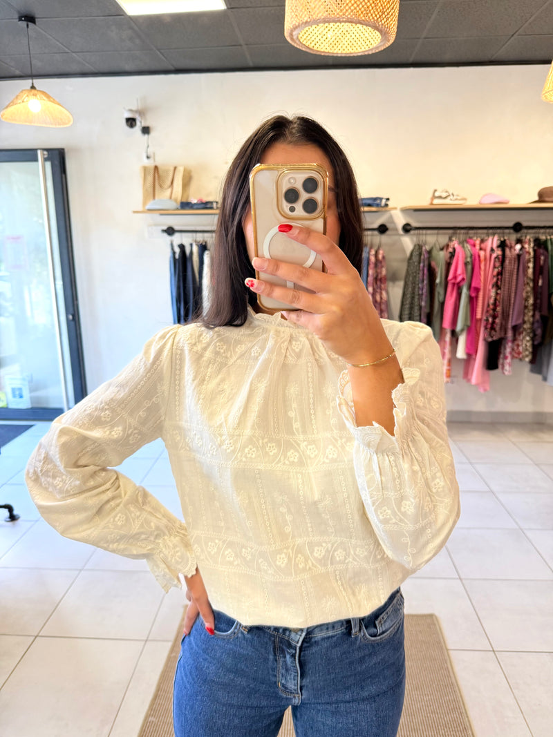 Blouse beige - Manon