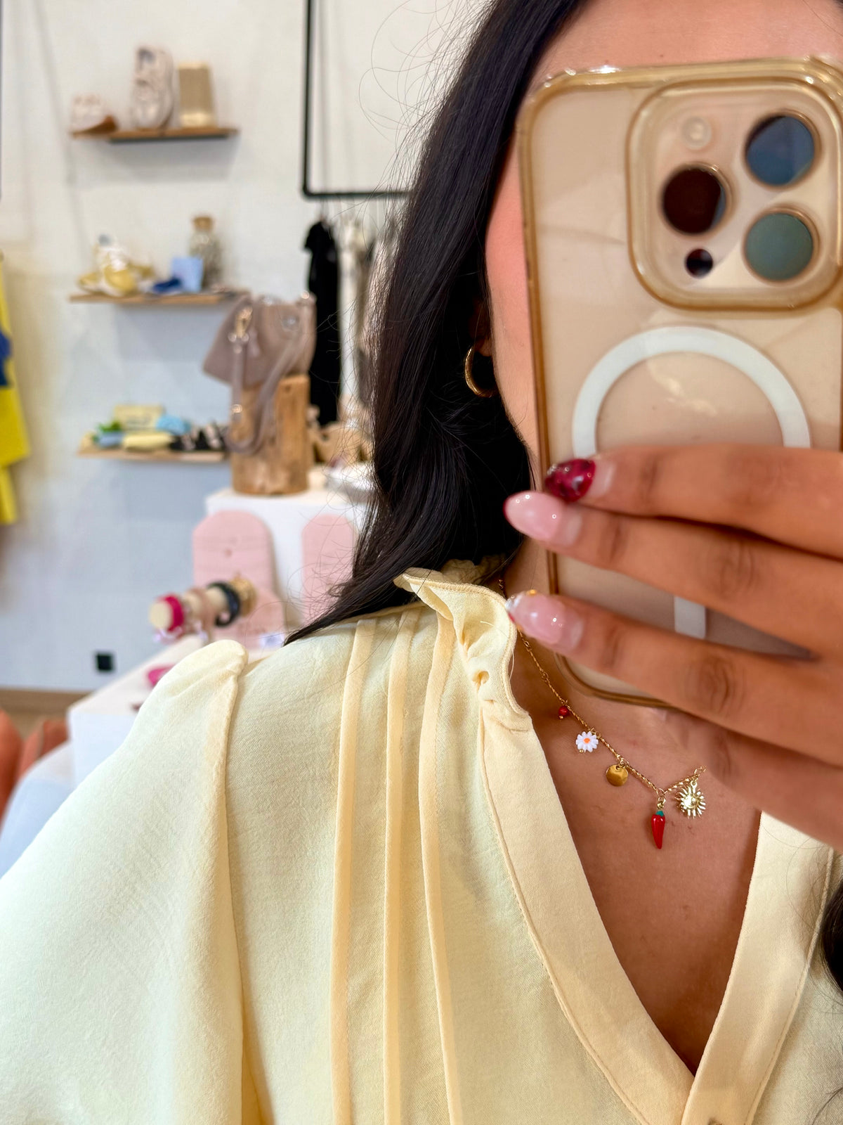 Blouse Jaune- Lena
